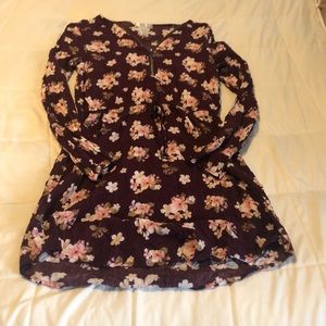 Burgundy streetwear society dress